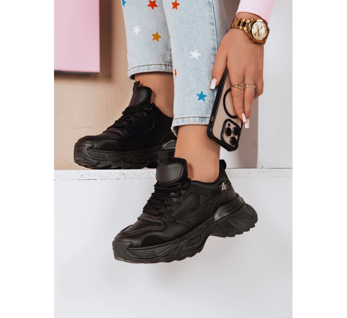 CELESTIC dámské tenisky na platformě černé FashionStreet ZY0819 CELESTIC dámské tenisky na platformě černé FashionStreet ZY0819