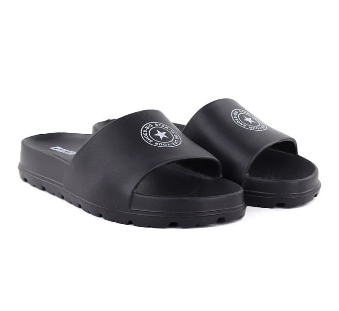 Dámské žabky na platformě k bazénu černé Big Star TT274A043 Dámské žabky na platformě k bazénu černé Big Star TT274A043