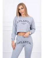 Atlanta šedá sada s potiskem Atlanta šedá sada s potiskem