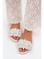 Dámské ploché s ozdobou bílé Grelora Dámské ploché s ozdobou bílé Grelora