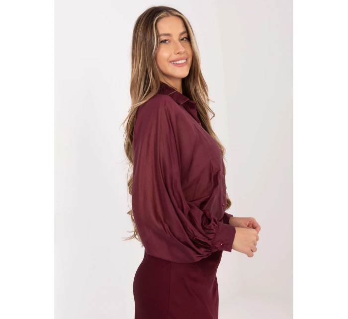 IT košile KS 28979.63 bordó IT košile KS 28979.63 bordó