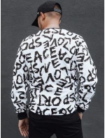 Pánská mikina bez kapuce bílá Dstreet model 21978910 - FashionStreet Pánská mikina bez kapuce bílá Dstreet model 21978910 - FashionStreet