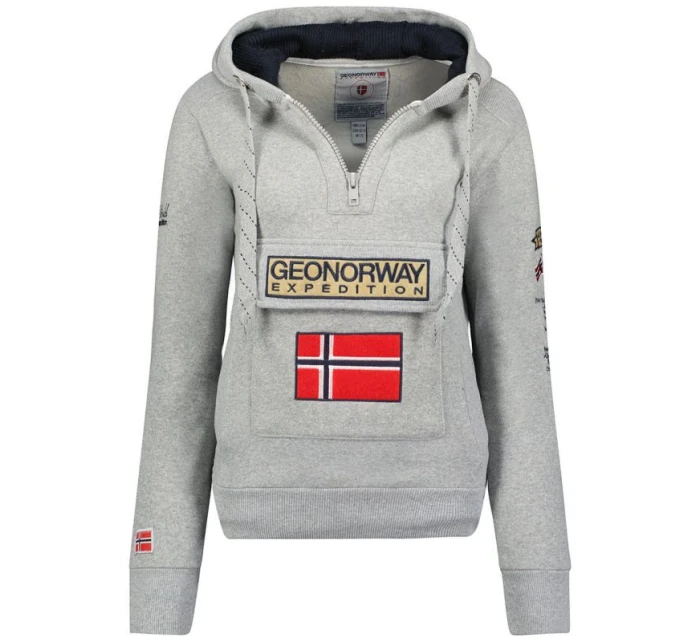 Geografické Norsko 3/4 mikina Gymclass Distri M WU1293H/GN B-Grey Geografické Norsko 3/4 mikina Gymclass Distri M WU1293H/GN B-Grey