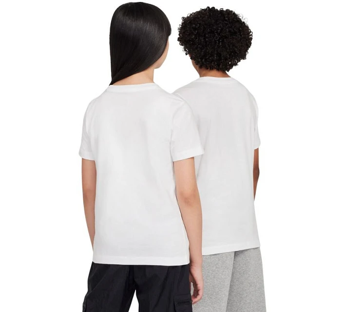 Dětské tričko Nike Sportswear bílé FZ5177 100 Dětské tričko Nike Sportswear bílé FZ5177 100