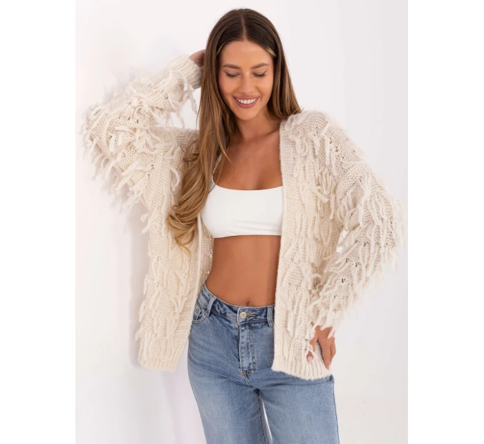 Sweter MI SW model 21314493 ecru - FPrice Sweter MI SW model 21314493 ecru - FPrice