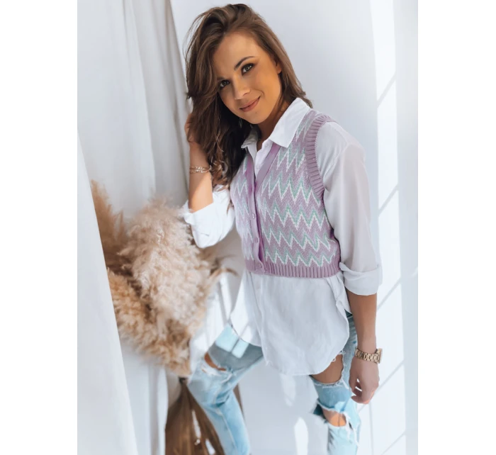 Dámská vesta LANI lila FashionStreet MY1971