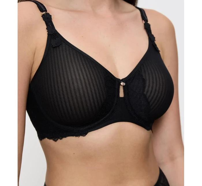 Podprsenka Peony Florale W01 - černá - TRIUMPH Podprsenka Peony Florale W01 - černá - TRIUMPH