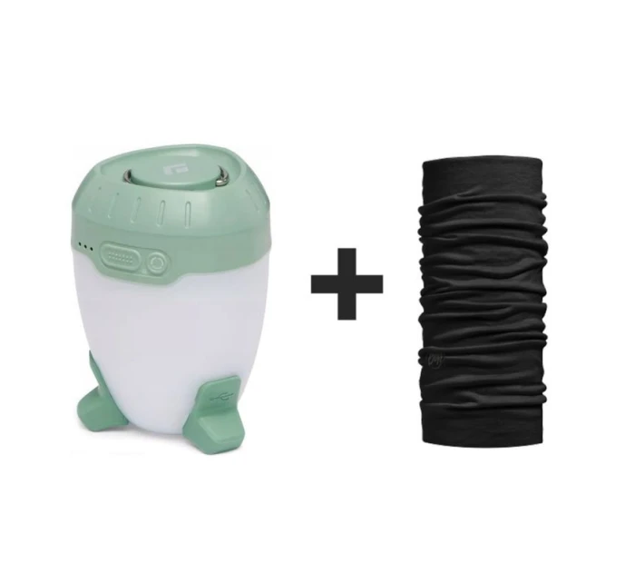 450 Desert Sage svítilna + multifunkční MERINO SOLID BLACK model 21811436 - Black Diamond