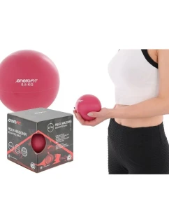 MÍČ SE ZÁVAŽÍM 0,5 KG RŮŽOVÝ ENERO FIT