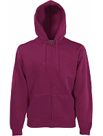Premium Hooded Sweat Jacket Mikina s kapucí model 22454833 burgundy - Fruit of the Loom Premium Hooded Sweat Jacket Mikina s kapucí model 22454833 burgundy - Fruit of the Loom