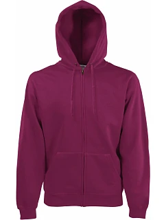 Premium Hooded Sweat Jacket Mikina s kapucí model 22454833 burgundy - Fruit of the Loom