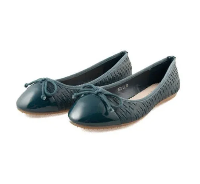 Krásné a unikátní modré dámské baleríny