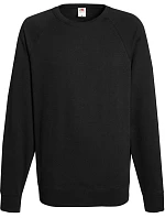 Fruit of the Loom Lightweight Raglan Sweat Pánská raglánová mikina 16.2138 black Fruit of the Loom Lightweight Raglan Sweat Pánská raglánová mikina 16.2138 black