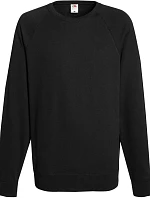 Fruit of the Loom Lightweight Raglan Sweat Pánská raglánová mikina 16.2138 black