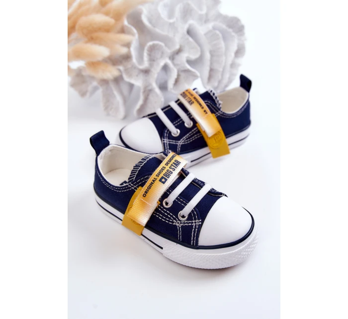 Dětské nízké tenisky BIG STAR model 21576181 Námořnická modrá - Big Star Shoes