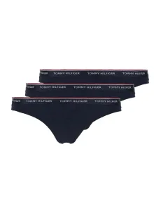 Tanga 3pcs UW0UW00048 tmavěmodrá T|O Tommy Hilfiger