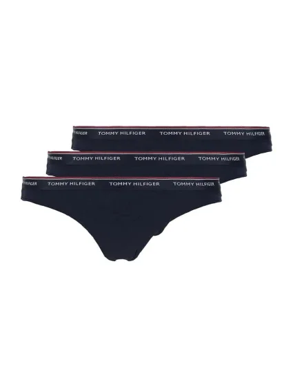 Tanga 3pcs UW0UW00048 tmavěmodrá T|O Tommy Hilfiger