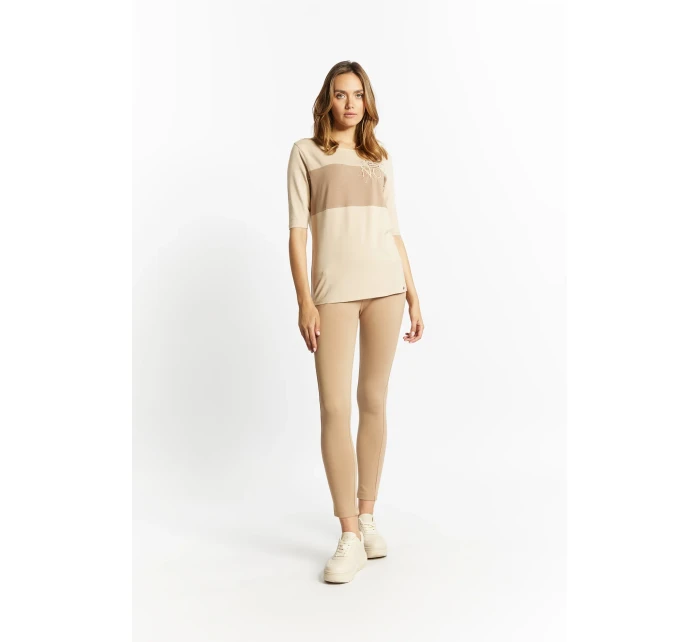 Dámské legíny model 19056334 béžové - Monnari