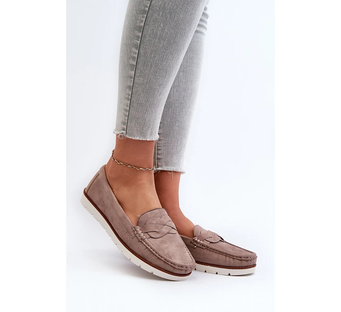 Dámské mokasíny 834280 Nestalia hnědé - Vice Versa