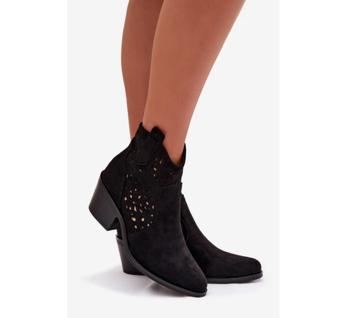 Boty na podpatku  model 224425 Step in style