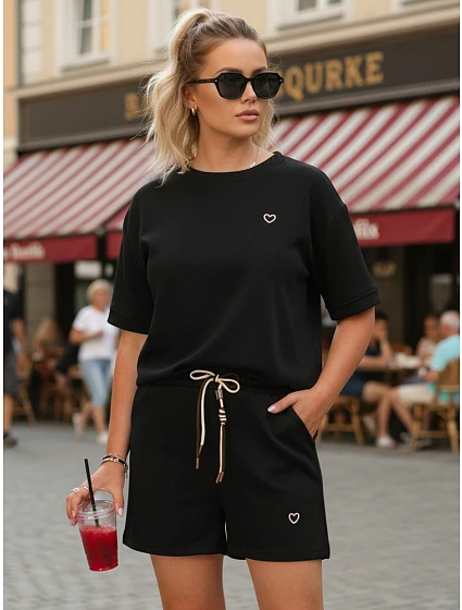 komplet damski typu ze czarny model 22203575 - FashionStreet