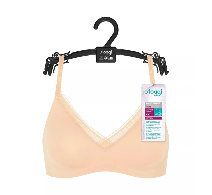 Podprsenka bez kostic BODY ADAPT Twist Soft bra - POWDER ORANGE - oranžová 00BG - SLOGGI Podprsenka bez kostic BODY ADAPT Twist Soft bra - POWDER ORANGE - oranžová 00BG - SLOGGI