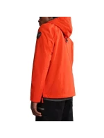 Napapijri RAINFOREST M SUM 3 pánská bunda do deště s nastavitelnou kapucí nepromokavá červená (NP0A4G7DR05)