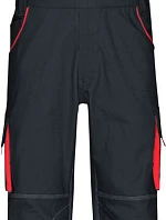 Daiber JN 848 (62) Pracovní kalhoty s laclem - Color 02.848X carbon/red