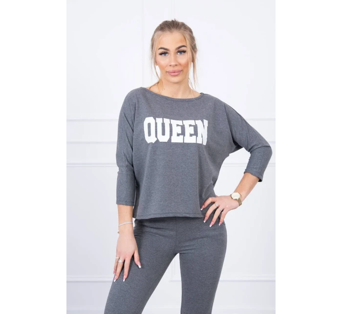 Queen tištěná sada grafit Queen tištěná sada grafit