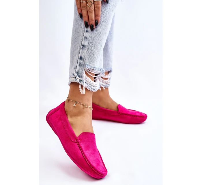 Dámské Semišové Mokasíny Fuchsie Morreno Dámské Semišové Mokasíny Fuchsie Morreno