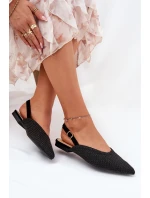 Baleríny S Pletením A  Černé model 21688235 - Boto