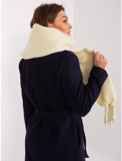 Szalik AT SZ model 19309752 jasny żółty - FPrice