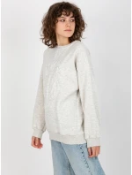 Mikina EM BL 617 model 17903537 světle šedá - FPrice Mikina EM BL 617 model 17903537 světle šedá - FPrice