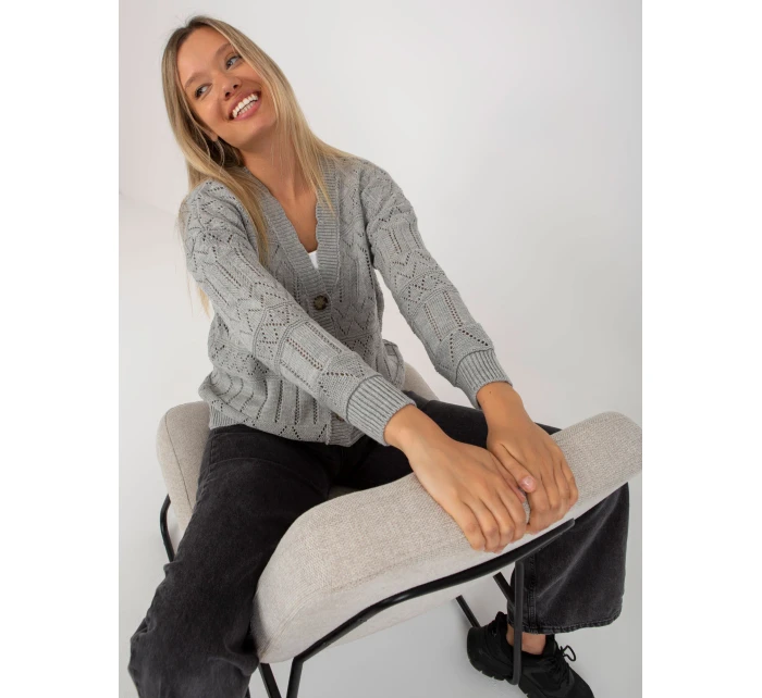 Dámský svetr LC SW 8022 šedý