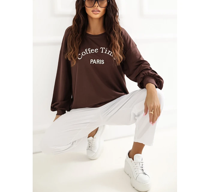 Bluza RV BL model 22084276 ciemny brązowy - FPrice