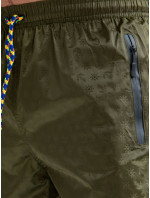Dstreet SX2377 pánské khaki plavecké šortky