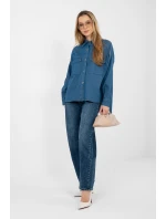 Košile s dlouhým rukávem  model 224204 Italy Moda