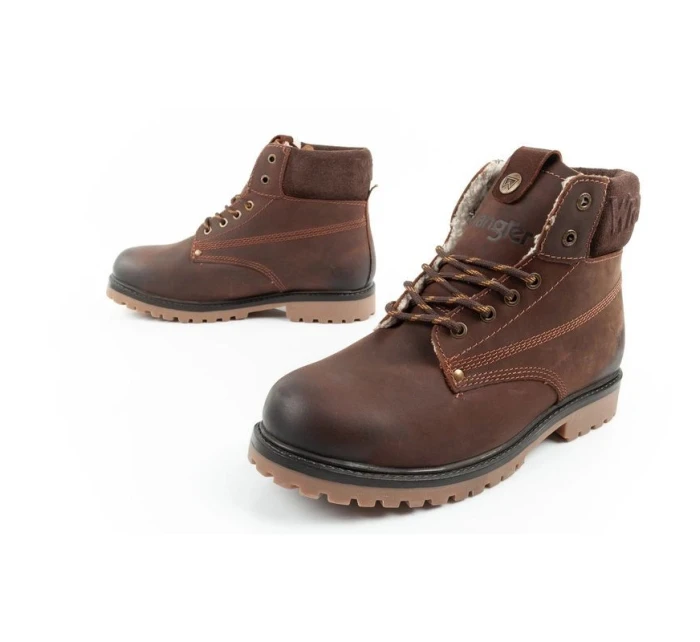 Wrangler Arch Fur pánské kozačky sable boots smart insulated brown