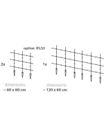 PODPĚRY PRO ROSTLINY FLOO PODPĚRY 60x120CM lesní zelená dětské