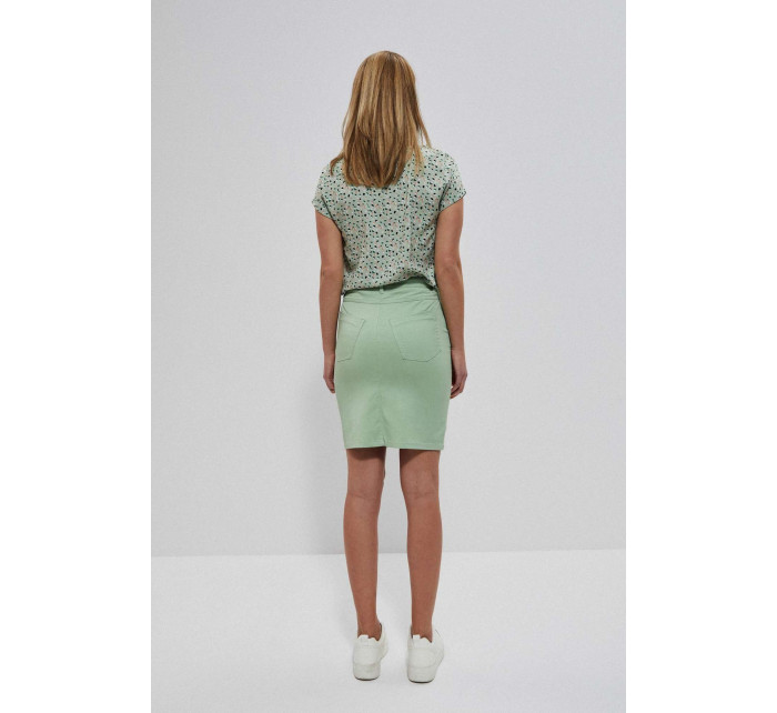 Lyocellová sukně - zelená