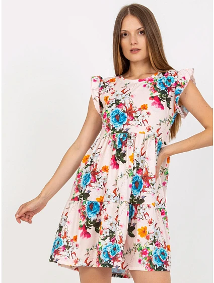 Dámské šaty RV SK model 21258968 světle růžové - FPrice