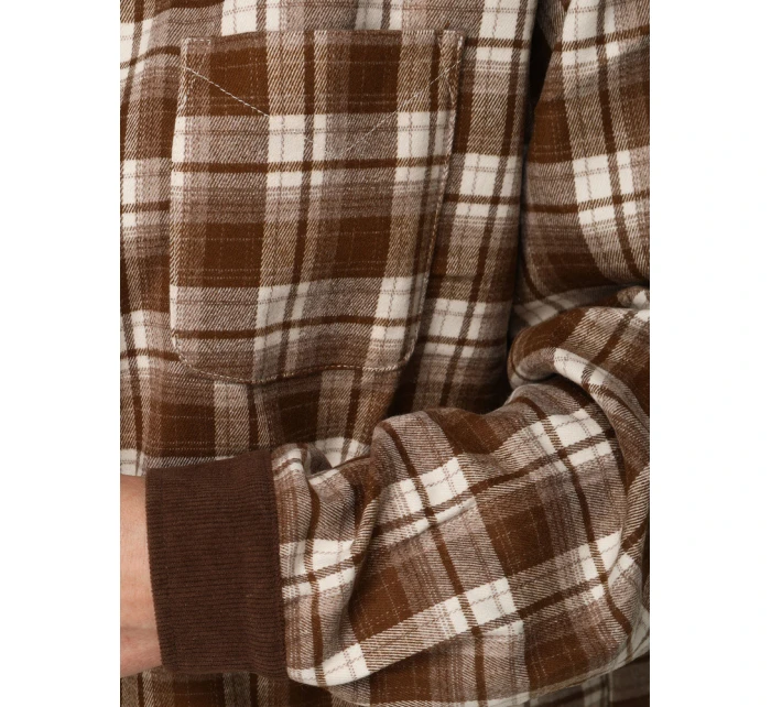 Koszula damska na w brązowa model 22030002 - FashionStreet