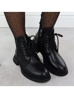 Dámské zateplené kožené boty model 21905677 - S.Barski Dámské zateplené kožené boty model 21905677 - S.Barski