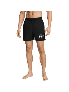 Plavky Nike Logo Lap 5" Volley, černé, NESSG574 001