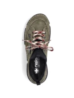 Pohodlná polobotka Rieker W RKR610 zelená