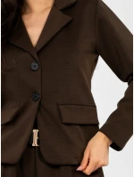 Marynarka IT MA model 21946557 ciemny brązowy - FPrice