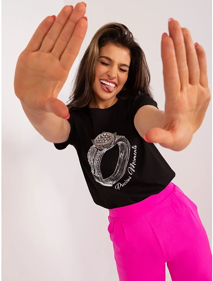 T shirt PM TS model 19525717 czarny - FPrice