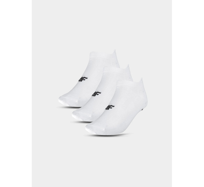 Dámské sportovní ponožky pod kotník (3Pack) 4F - bílé