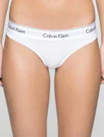 Tanga F3786E-100 bílá - Calvin Klein
