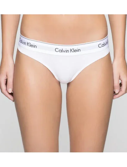 Tanga F3786E-100 bílá - Calvin Klein